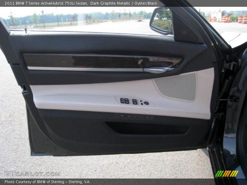 Dark Graphite Metallic / Oyster/Black 2011 BMW 7 Series ActiveHybrid 750Li Sedan