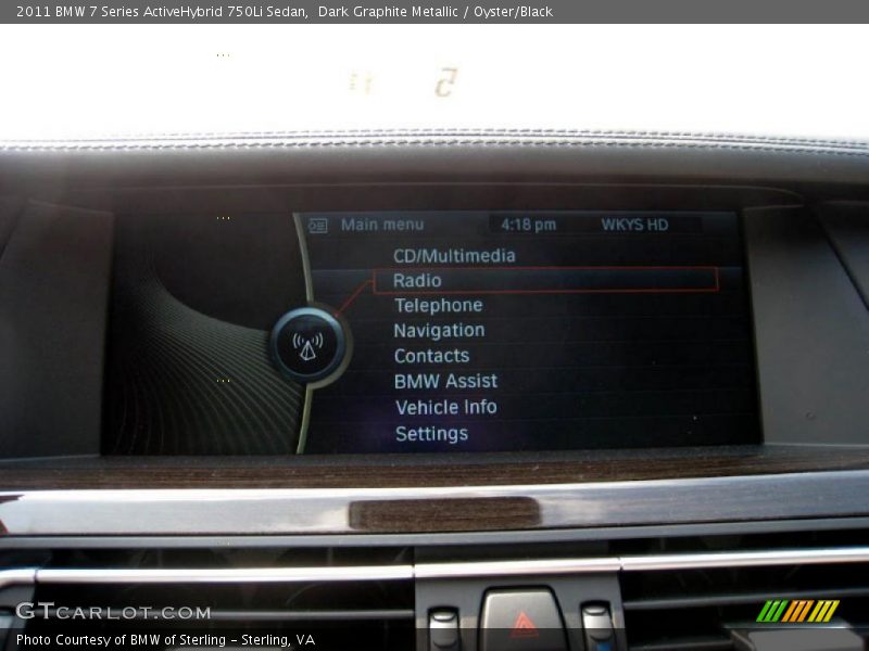 Dark Graphite Metallic / Oyster/Black 2011 BMW 7 Series ActiveHybrid 750Li Sedan