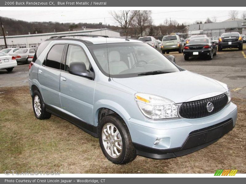 Blue Frost Metallic / Neutral 2006 Buick Rendezvous CX