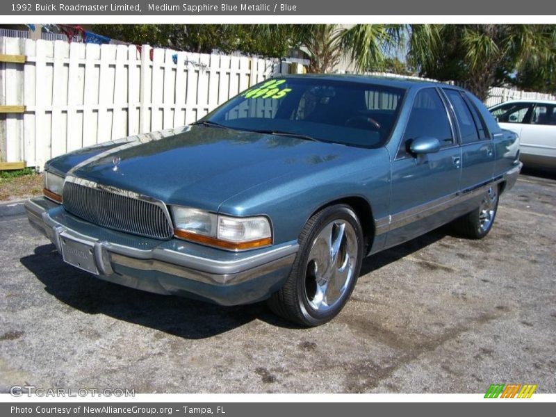 Medium Sapphire Blue Metallic / Blue 1992 Buick Roadmaster Limited