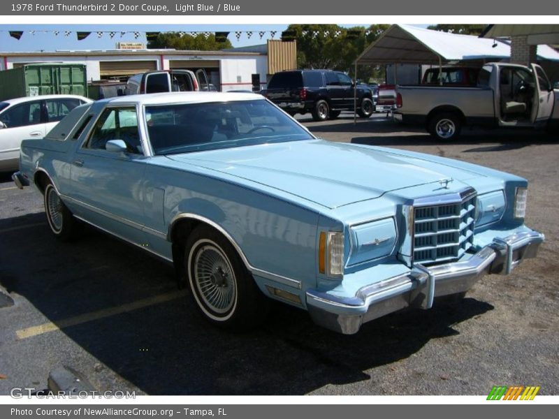 Light Blue / Blue 1978 Ford Thunderbird 2 Door Coupe