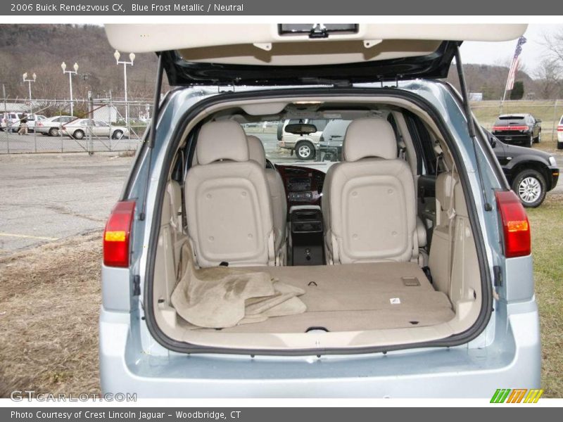 Blue Frost Metallic / Neutral 2006 Buick Rendezvous CX