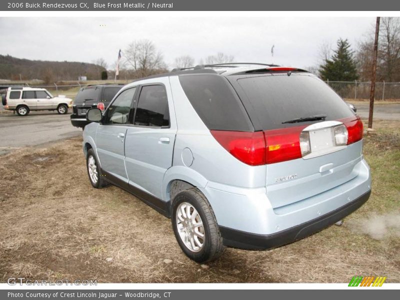Blue Frost Metallic / Neutral 2006 Buick Rendezvous CX