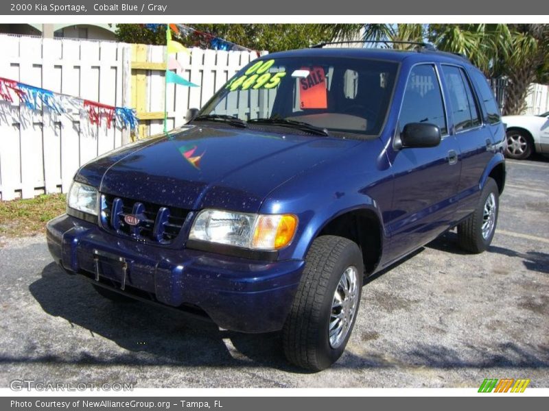 Cobalt Blue / Gray 2000 Kia Sportage