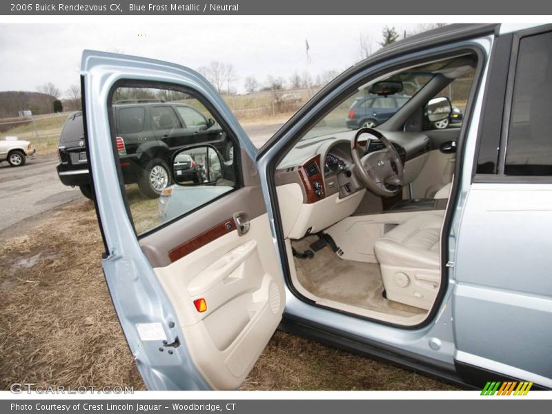 Blue Frost Metallic / Neutral 2006 Buick Rendezvous CX