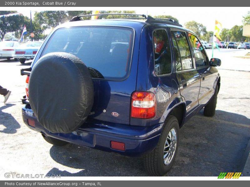 Cobalt Blue / Gray 2000 Kia Sportage