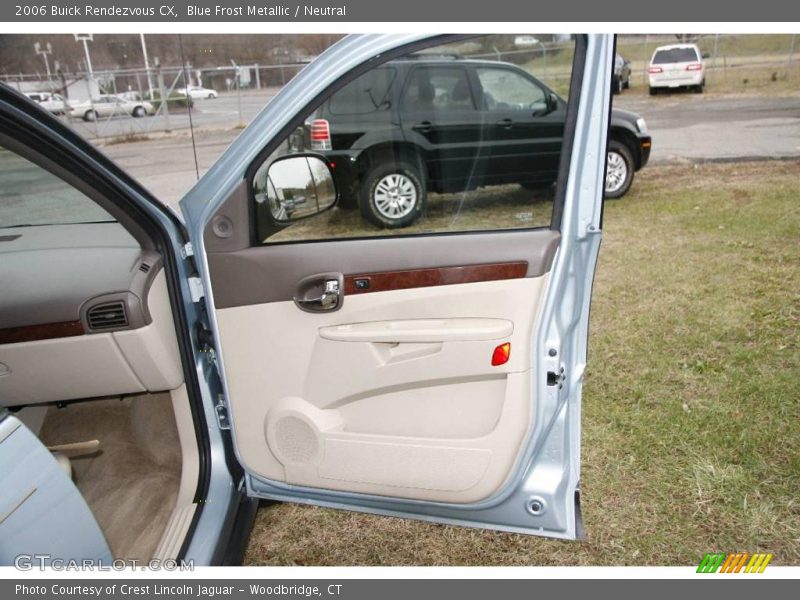 Blue Frost Metallic / Neutral 2006 Buick Rendezvous CX