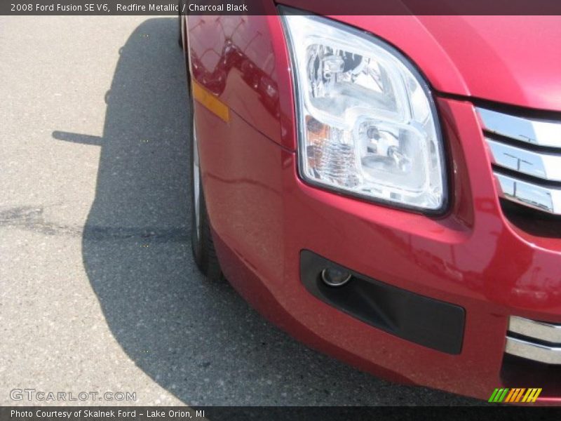 Redfire Metallic / Charcoal Black 2008 Ford Fusion SE V6