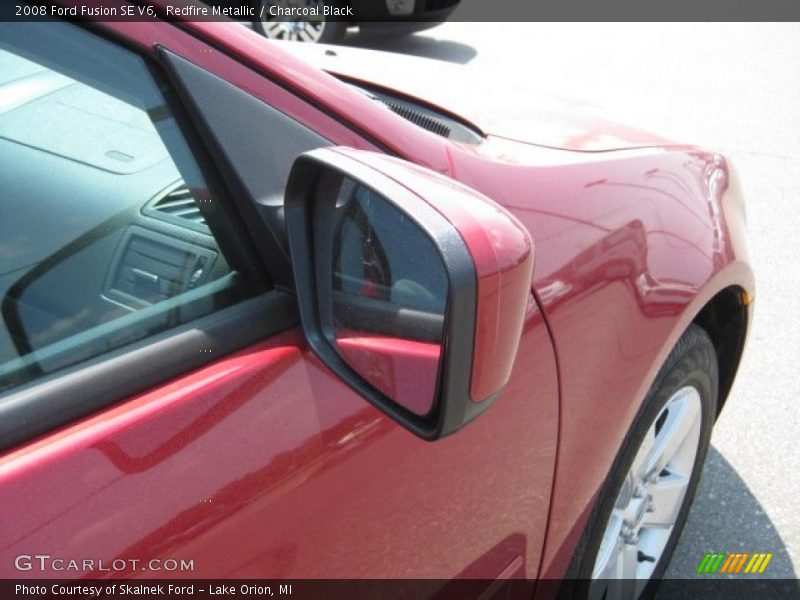 Redfire Metallic / Charcoal Black 2008 Ford Fusion SE V6