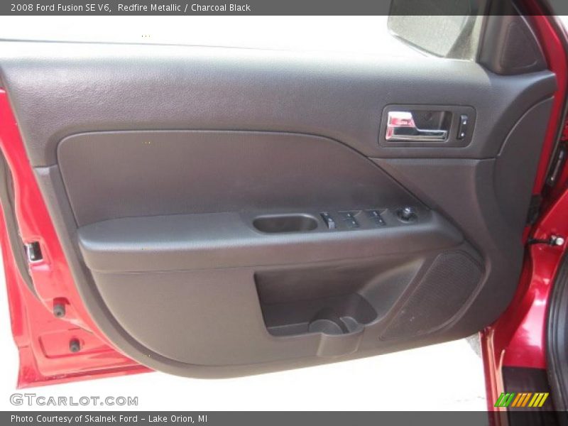 Redfire Metallic / Charcoal Black 2008 Ford Fusion SE V6