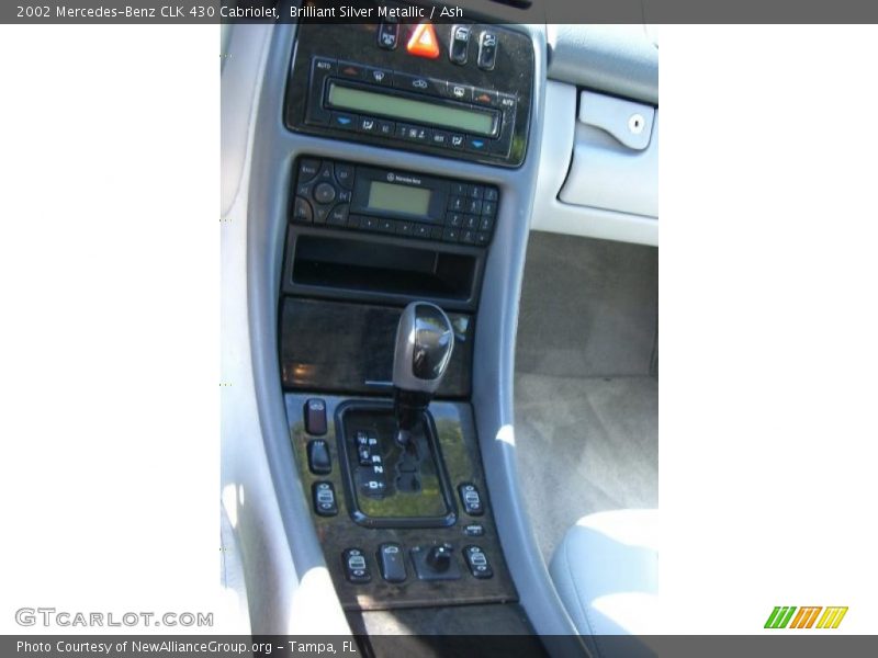 Brilliant Silver Metallic / Ash 2002 Mercedes-Benz CLK 430 Cabriolet