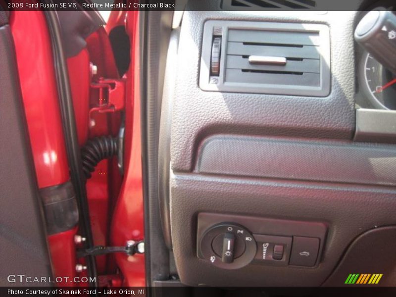 Redfire Metallic / Charcoal Black 2008 Ford Fusion SE V6
