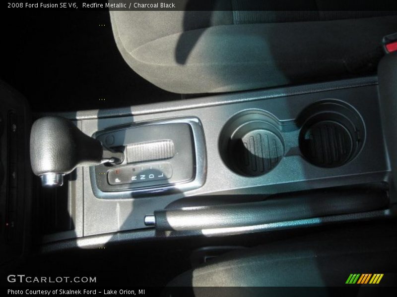 Redfire Metallic / Charcoal Black 2008 Ford Fusion SE V6