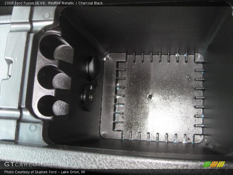 Redfire Metallic / Charcoal Black 2008 Ford Fusion SE V6