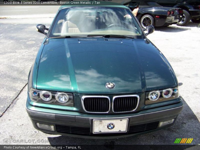 Boston Green Metallic / Tan 1998 BMW 3 Series 323i Convertible