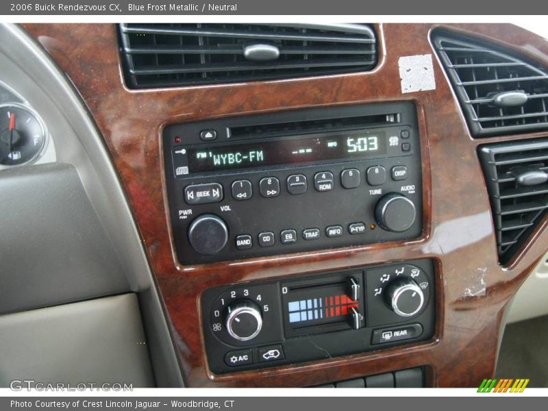 Blue Frost Metallic / Neutral 2006 Buick Rendezvous CX
