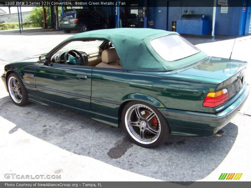 Boston Green Metallic / Tan 1998 BMW 3 Series 323i Convertible