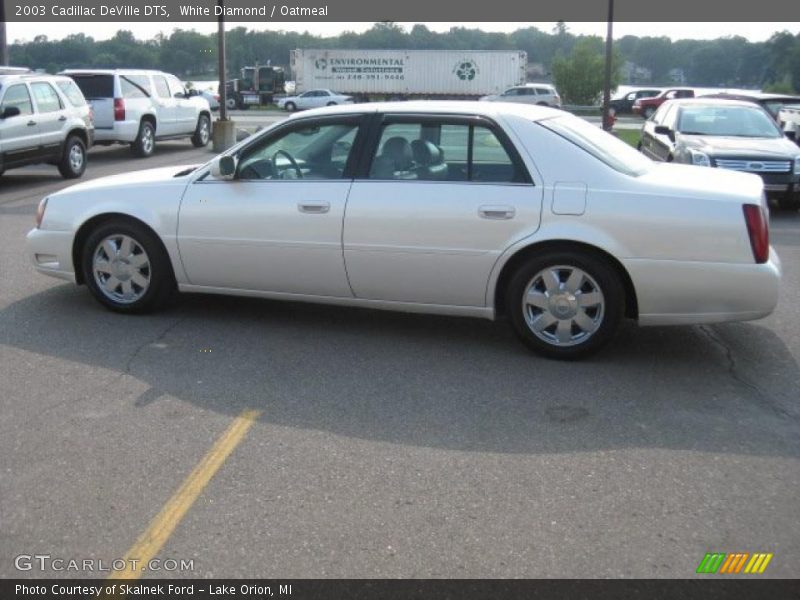 White Diamond / Oatmeal 2003 Cadillac DeVille DTS