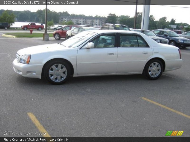 White Diamond / Oatmeal 2003 Cadillac DeVille DTS