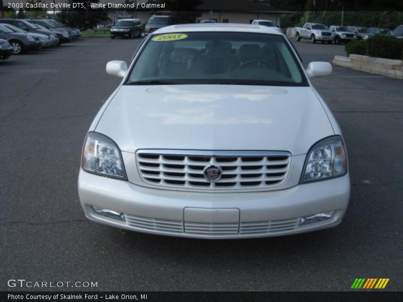 White Diamond / Oatmeal 2003 Cadillac DeVille DTS