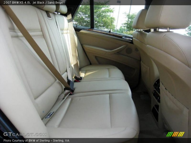 Jet Black / Sand Beige 2007 BMW X5 4.8i