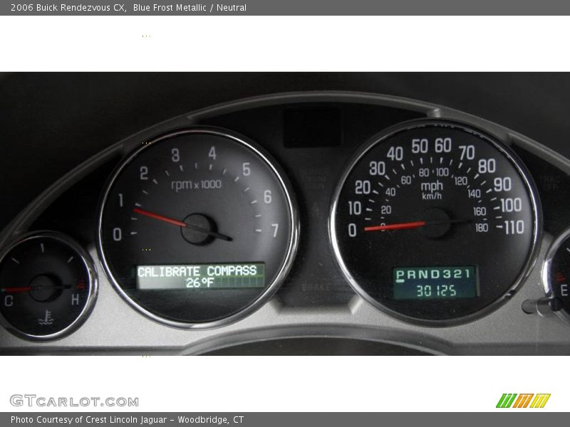 Blue Frost Metallic / Neutral 2006 Buick Rendezvous CX