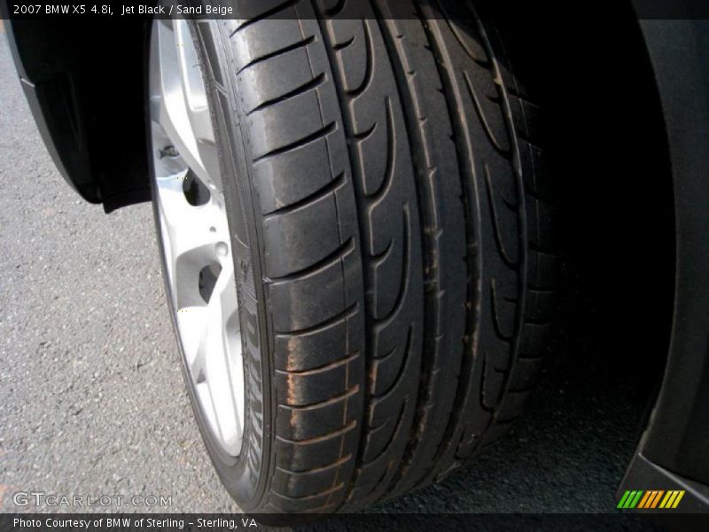 Jet Black / Sand Beige 2007 BMW X5 4.8i