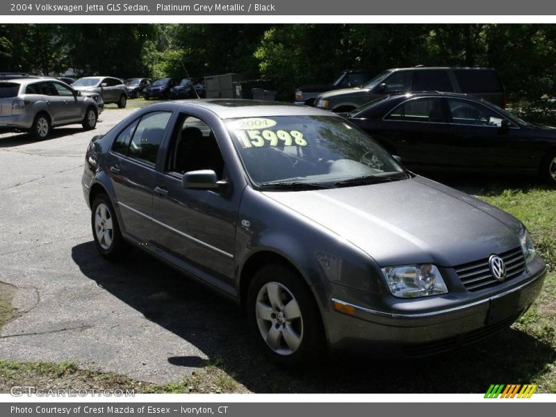 Platinum Grey Metallic / Black 2004 Volkswagen Jetta GLS Sedan