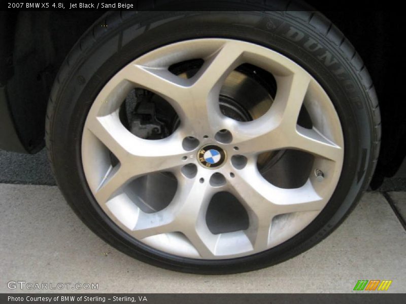 Jet Black / Sand Beige 2007 BMW X5 4.8i