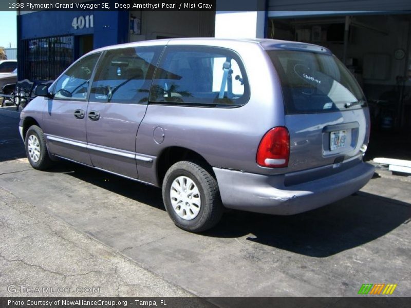 Deep Amethyst Pearl / Mist Gray 1998 Plymouth Grand Voyager SE