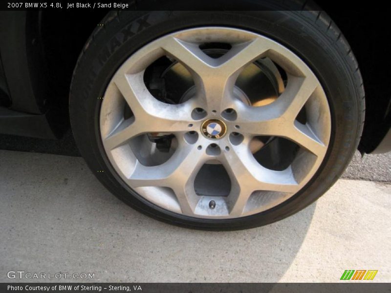 Jet Black / Sand Beige 2007 BMW X5 4.8i