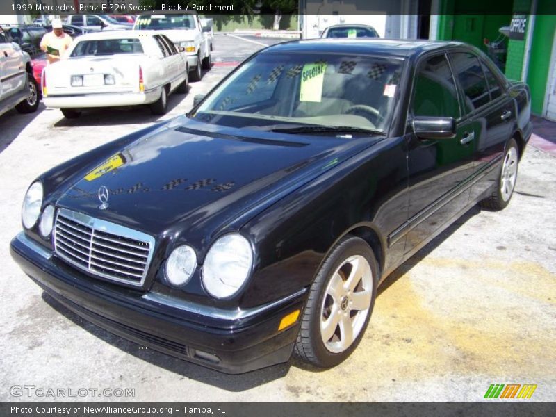 Black / Parchment 1999 Mercedes-Benz E 320 Sedan