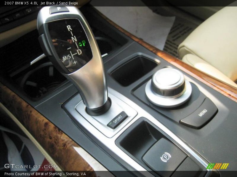 Jet Black / Sand Beige 2007 BMW X5 4.8i