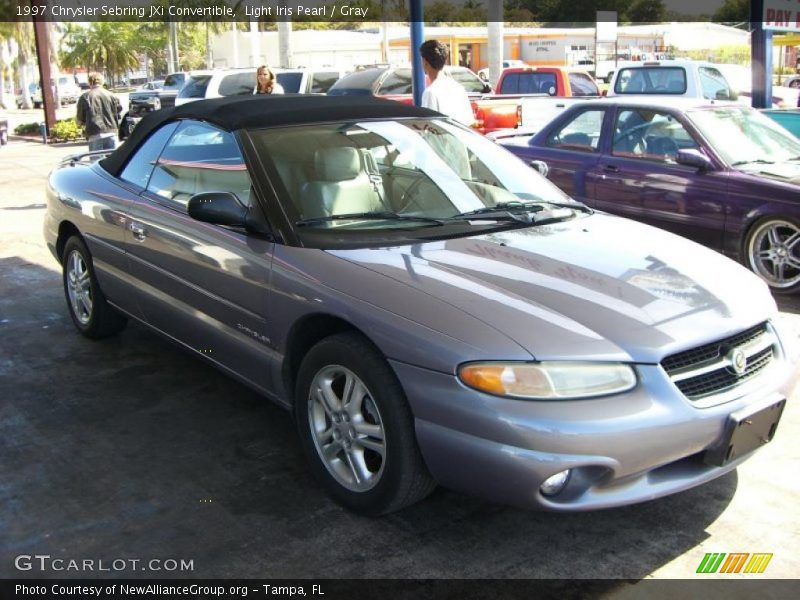Light Iris Pearl / Gray 1997 Chrysler Sebring JXi Convertible