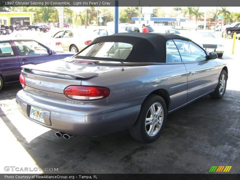 Light Iris Pearl / Gray 1997 Chrysler Sebring JXi Convertible