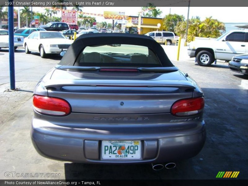 Light Iris Pearl / Gray 1997 Chrysler Sebring JXi Convertible