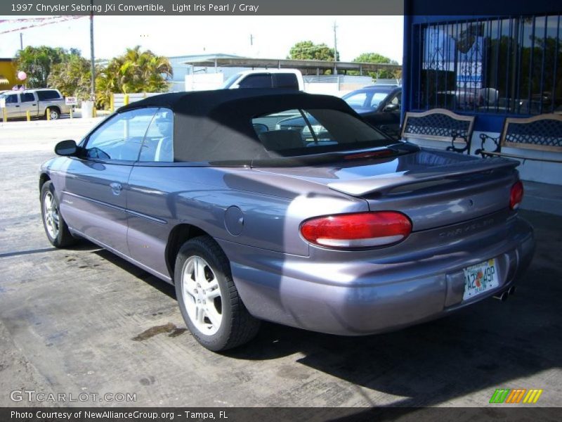Light Iris Pearl / Gray 1997 Chrysler Sebring JXi Convertible