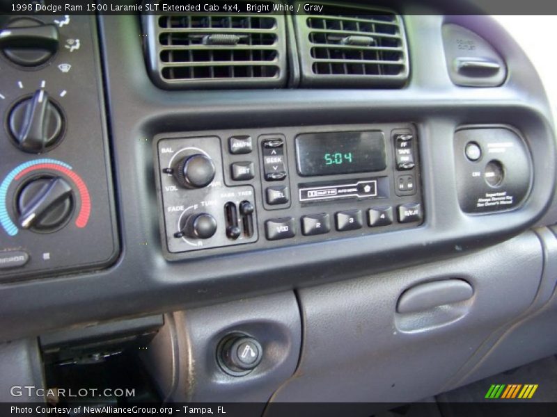 Bright White / Gray 1998 Dodge Ram 1500 Laramie SLT Extended Cab 4x4