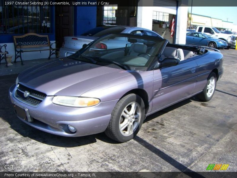 Light Iris Pearl / Gray 1997 Chrysler Sebring JXi Convertible
