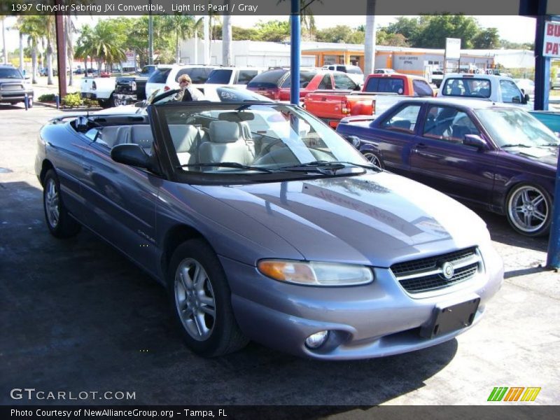 Light Iris Pearl / Gray 1997 Chrysler Sebring JXi Convertible