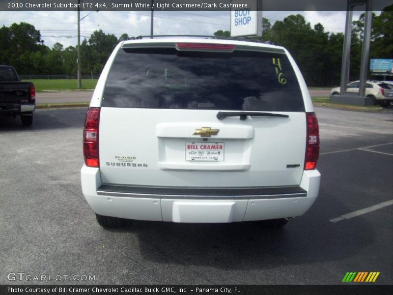 Summit White / Light Cashmere/Dark Cashmere 2010 Chevrolet Suburban LTZ 4x4