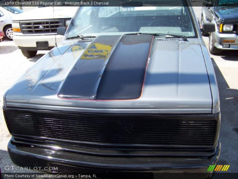 Midnight Black / Charcoal 1989 Chevrolet S10 Regular Cab