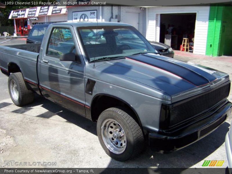 Midnight Black / Charcoal 1989 Chevrolet S10 Regular Cab
