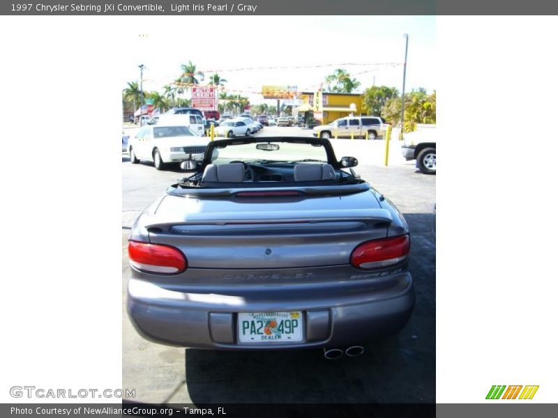 Light Iris Pearl / Gray 1997 Chrysler Sebring JXi Convertible