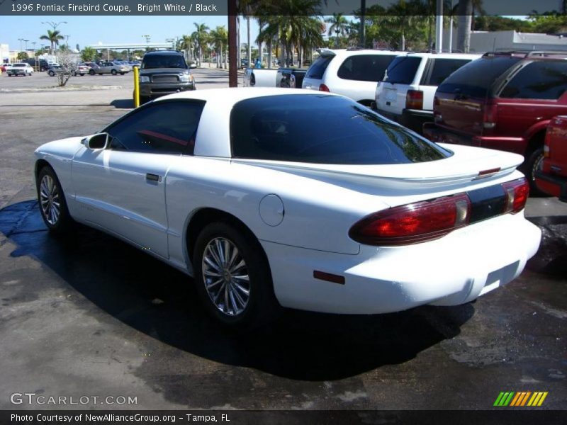 Bright White / Black 1996 Pontiac Firebird Coupe