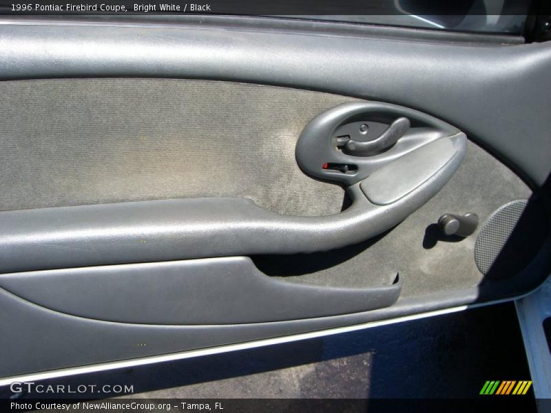 Bright White / Black 1996 Pontiac Firebird Coupe