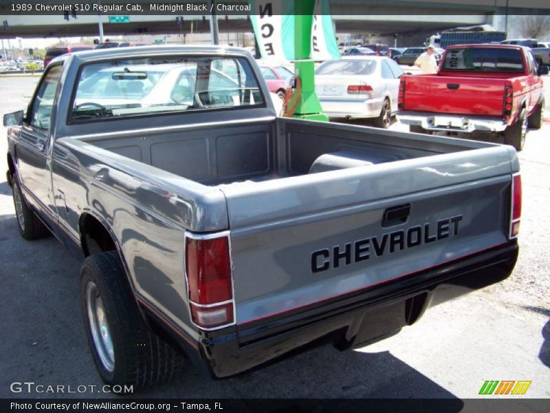 Midnight Black / Charcoal 1989 Chevrolet S10 Regular Cab