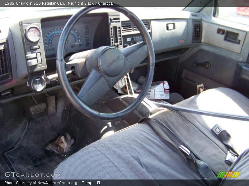 Midnight Black / Charcoal 1989 Chevrolet S10 Regular Cab