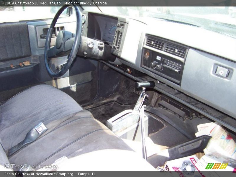 Midnight Black / Charcoal 1989 Chevrolet S10 Regular Cab
