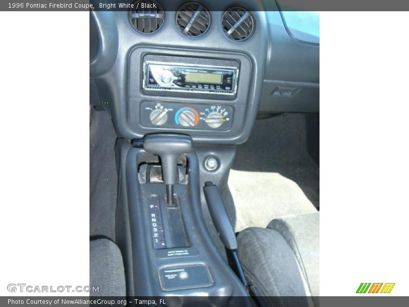 Bright White / Black 1996 Pontiac Firebird Coupe